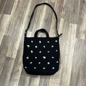 Baggu cute embroidered flowers bag